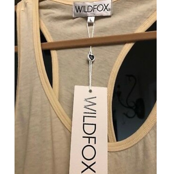 🎉HP🎉New! Wildfox Bon Voyage Graphic Racerback Tank Dress Coverup Size Large⚓️ - Picture 4 of 5